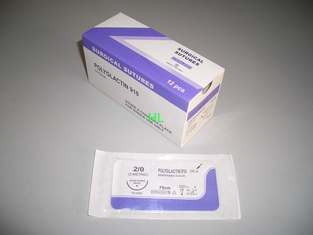 Κίνα Μη - τοξικές ιατρικές χειρουργικές προμήθειες απορροφήσιμο Polyglactin 910 συρραφή PGLA προμηθευτής