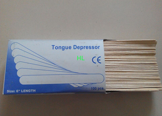 Κίνα Depressor γλωσσών CE/του ISO ξύλινα μίας χρήσης ιατρικά προϊόντα αποστειρωμένα προμηθευτής