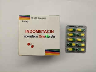 Κίνα Indomethacin κάψες 25MG BP/USP Antirheumatics 10*10's/κιβώτιο προμηθευτής