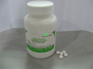 Κίνα Ιατρική 1000's ταμπλετών 100MG Anthelmintics Mebendazole/μπουκάλι προμηθευτής