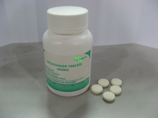 Κίνα Ανθελμινθικά φάρμακα 100's ταμπλετών 500MG Niclosamide/μπουκάλι προμηθευτής