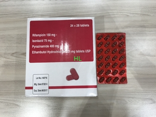 Κίνα Ταμπλέτες Rifampicin και Isoniazid 150MG + 75MG αντιφυματικά φάρμακα προμηθευτής