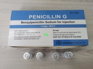 Κίνα Βενζυλικό νάτριο πενικιλίνης για την έγχυση μέγα/5 μέγα αντιβιοτικά φάρμακα 1 προμηθευτής