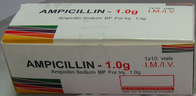 Κίνα Ampicillin φάρμακα Antibiosis εγχύσεων σκονών νατρίου 1.0g 3 έτη ημερομηνίας λήξης εργοστάσιο