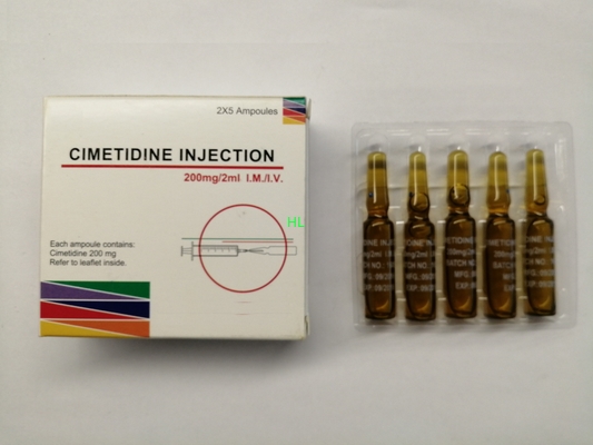 Κίνα Cimetidine φάρμακα εγχύσεων 200 mg/2mL 2*5 ΦΙΑΛΊΔΙΑ/ΚΙΒΏΤΙΟ διανομέας